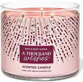 BATH BODY WORKS A THOUSAND WISHES CANDLE 411G
