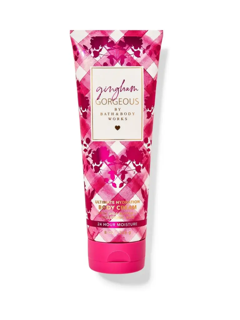BATH BODY WORKS GINGHAM GORGEOUS BODY CREAM 226ML 