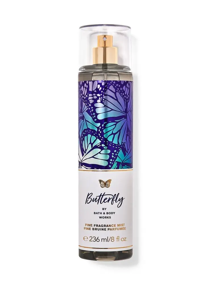 BATH AND BODY BUTTERFLY  BODY SPRAY 236ML 
