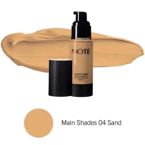 NOTE MATTIFYING EXTREME WEAR FOUNDATION 04SAND 