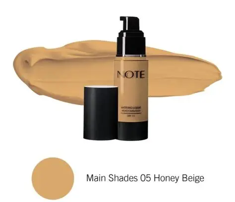 NOTE MATTIFYING EXTREME WEAR FOUNDATION 05HONEY BEIGE 