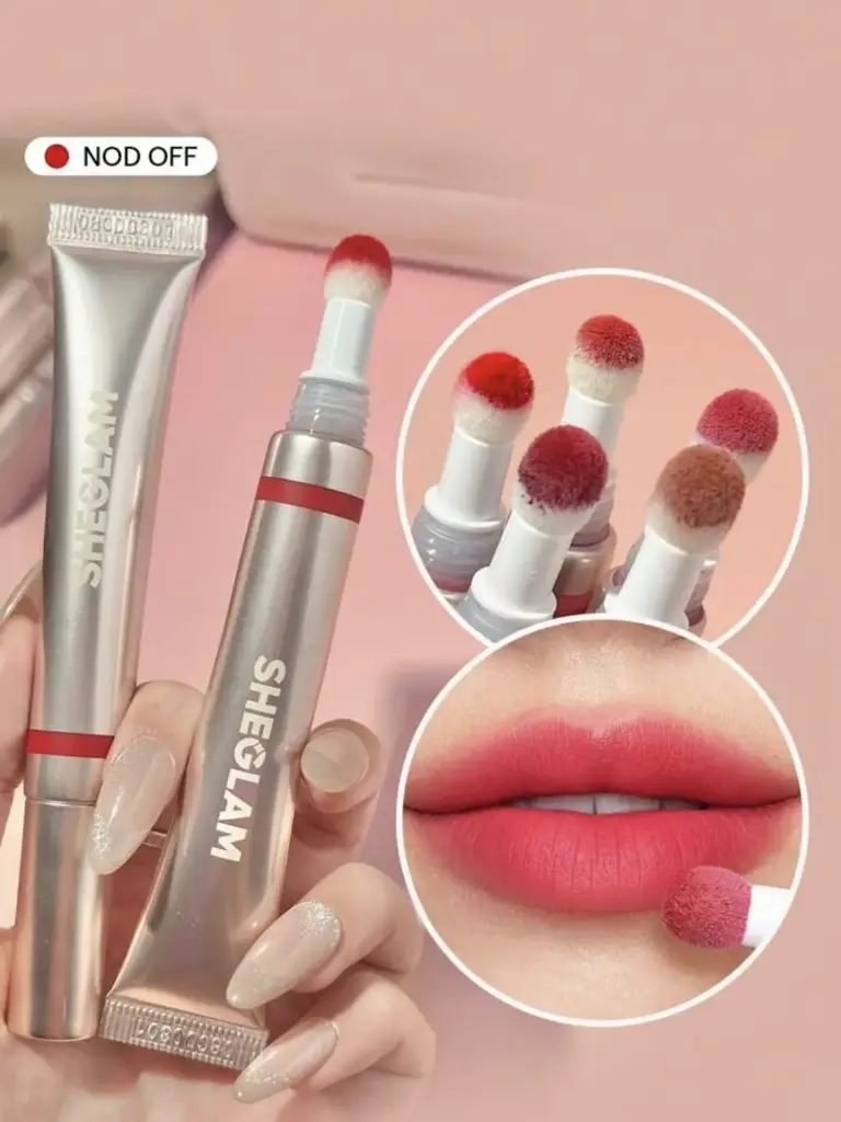 SHEGLAM POUT PILLOW CUSHION MATTE LIQUID LIPSTICK NOD OFF 10G 