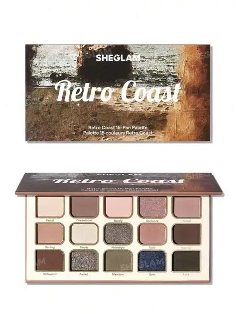 SHEGLAM RETRO COAST 15 PAN PALETTE 14G 