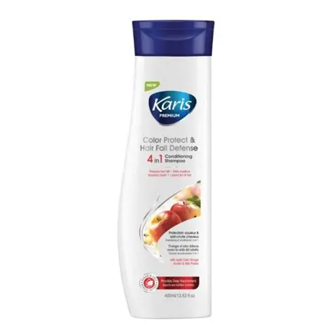 KARIS PREMIUM SHAMPOO 400ML COLOR PROTECT &HAIR FALL DEFENSE 
