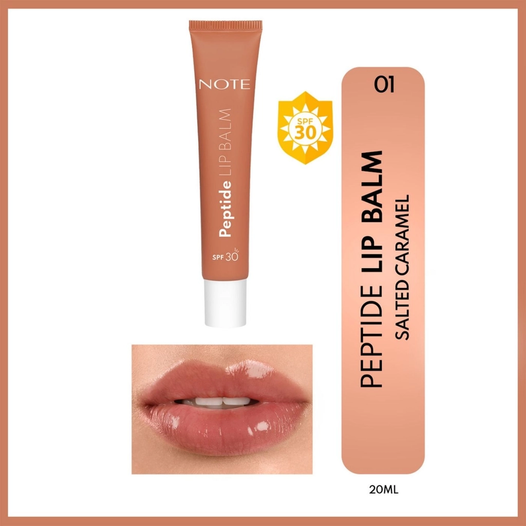 NOTE PEPTIDE LIP BALM 01 SALTED CARAMEL 20ML 