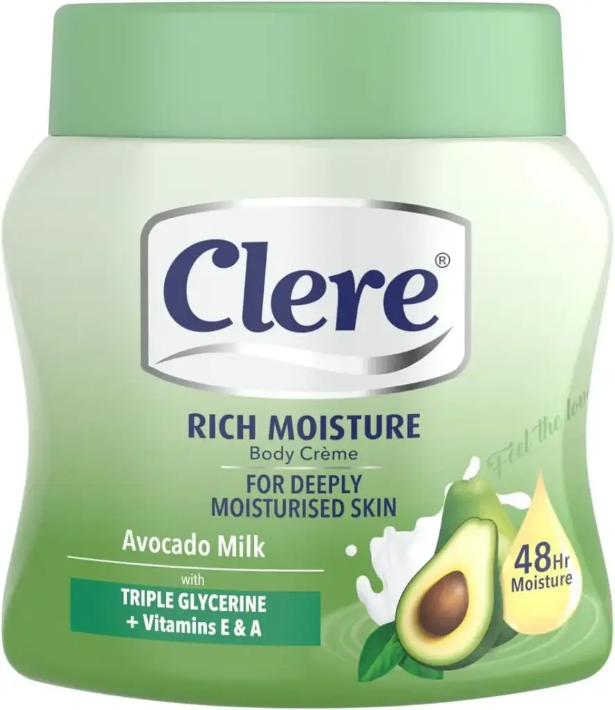 CLERE RICH MOISTURE BODY CREAM AVOCADO MILK 300ML