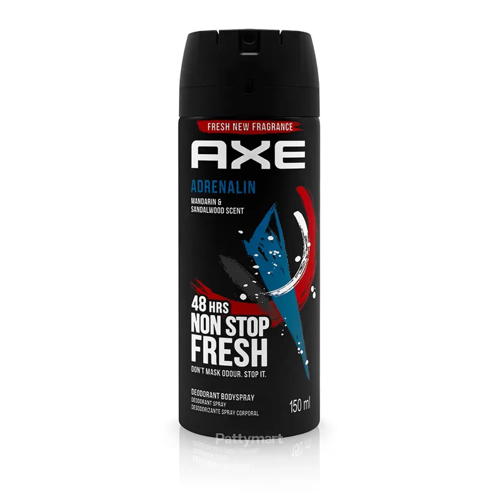 AXE ADRENALIN DEODORANT BODY SPRAY 150ML