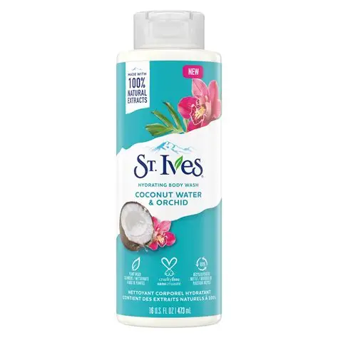 ST.IVES COCONUT WATER&ORCHID BODY WASH 650ML