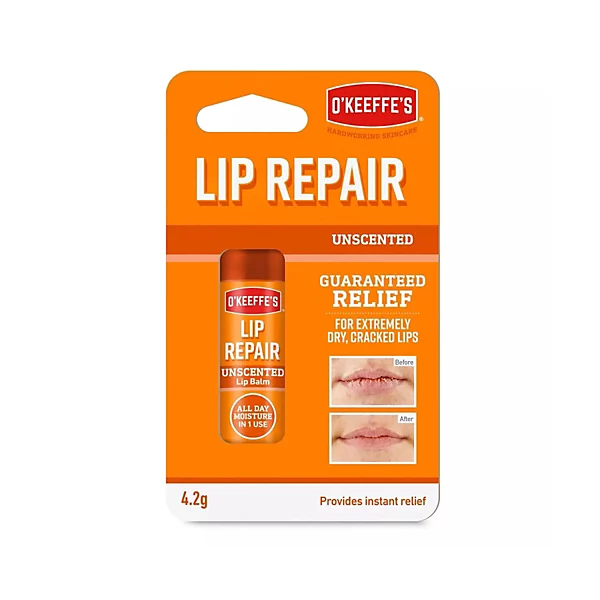 O`KEEFFE`S LIP REPAIR UNSCENTED BALM