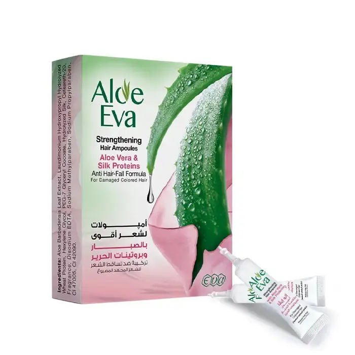 ALOE EVA STRENGTHENING HAIR SHOTS WITH ALOE VERA EXTRACT&SILK PROTEINS 60ML