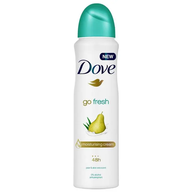 DOVE SPRAY PEAR&ALOE VERA 250ML 