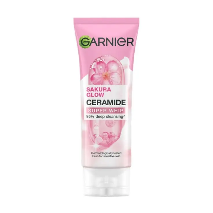 GARNIER SAKURA GLOW SUPER WHIP 100ML 