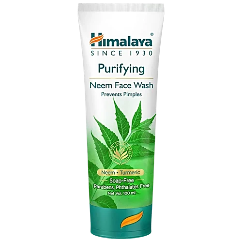 HIMALAYA  PURIFING NEEM &TURMERIC FACE WASH 100ML 