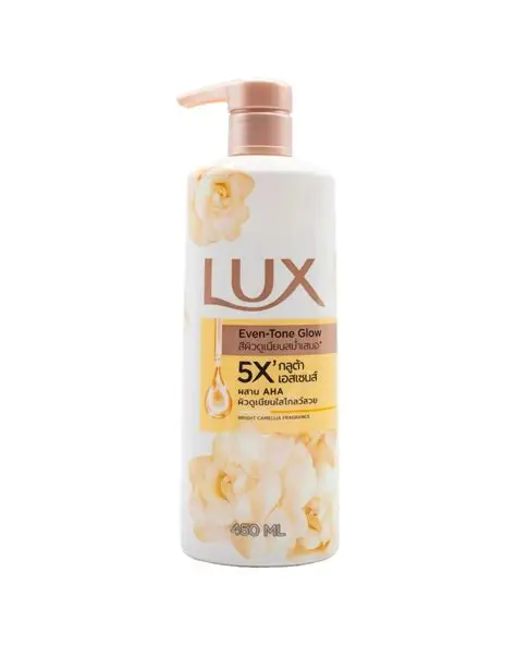LUX EVEN-TONE GLOW BODYWASH 450ML