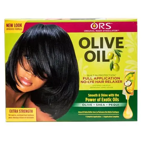 ORS OLIVE OIL, BUILT-IN PROTECTION FULL APPLICATION NO- LYE HAIR RELAXER EXTRA STRENGTH