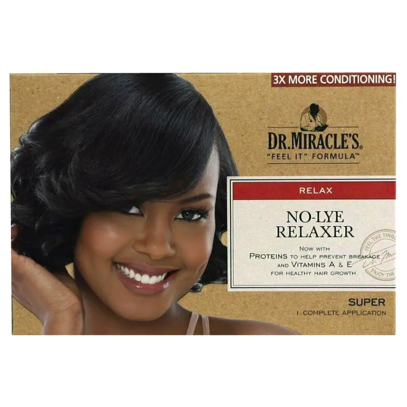 DR.MIRACILES( FEEL IT) FORMULA SUPER SUPER NO-LYE RELAXER, 1 COMPLTE APPLICATION 