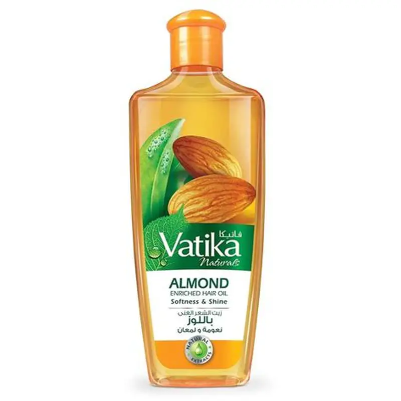 VATIKA ALMOND ENRICHED HAIR OIL SOFT & SHINE VITAMINS -A,E,F 300ML