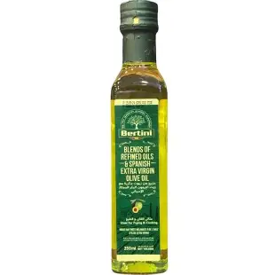 BERTINI BLENDS OF REFINED OILS SPANISH EXTRA VIRGIN OLIVE OIL  250ML 