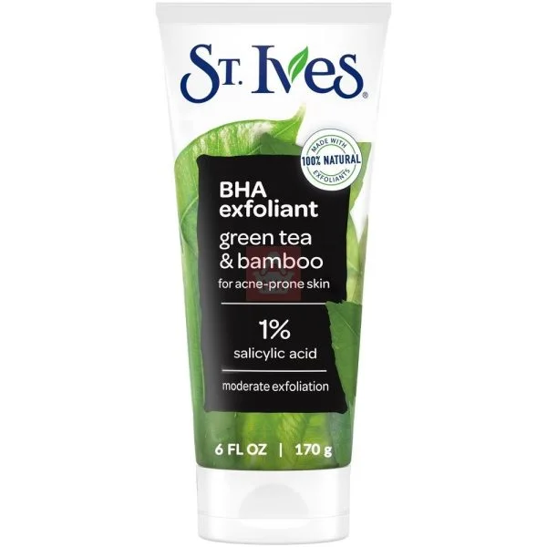 ST.IVES BHA EXFOLIANT GREEN TEA &BAMBOO SCRUB 170G 