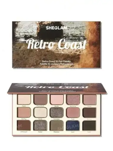 SHEGLAM RETRO COAST 15 PAN PALETTE 14G 