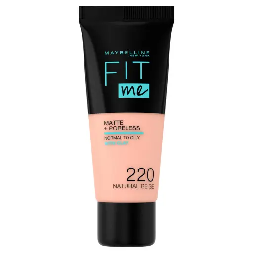 MAYBELLINE FIT ME MATTE PORELESS 220 NATURAL BEIGE 30ML 