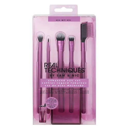 REAL TECHNIQUES ENHANCED EYE SET BONUS BRUSH 
