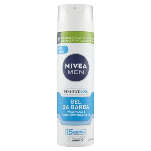 NIVEA MEN SENSITIVE COOL GEL DA BARBA 200ML