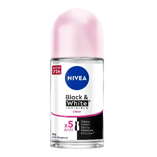 NIVEA BLACK&WHITE INVISIBLE CLEAR 50ML
