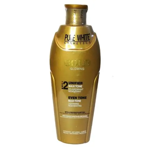 PURE WHITE COSMETICS GOLD GLOWING 2UNIFIER LOTION