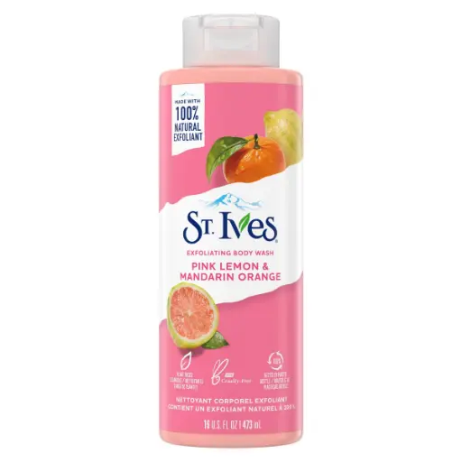 ST.IVES PINK LEMON&MANDARIN ORANGE BODY WASH 650ML