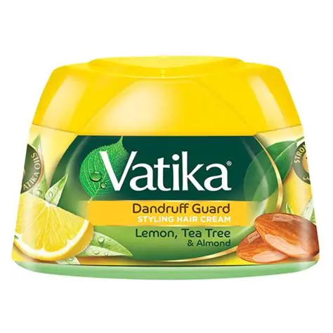 VATIKA DANDRUFF GUARD STYLING HAIR CREAM LEMON 140ML