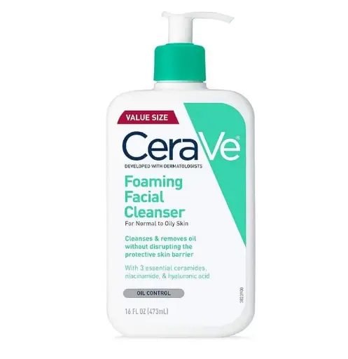 CERAVE FOAMING FACIAL CLEANSER 473M 