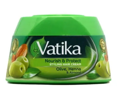 VATIKA NOURISH & PROTECT STYLING HAIR CREAM OLIVE, HENNA& ALMOND 140ML 
